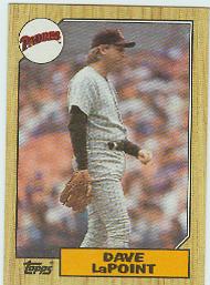 1987 Topps Baseball Cards      754     Dave LaPoint